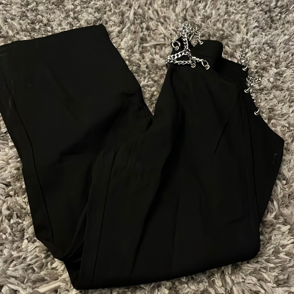 Shein pants with chains on waist